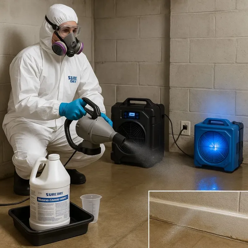 Sanitization and Odor Removal process in Hanover, NJ