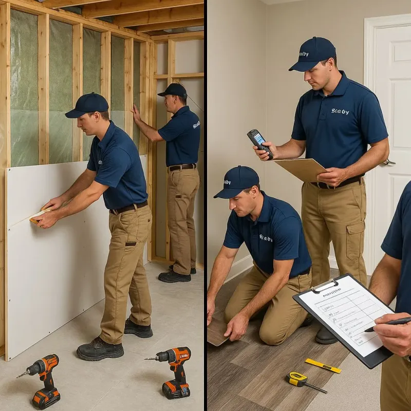 Repairs and Reconstruction process in Hanover, NJ